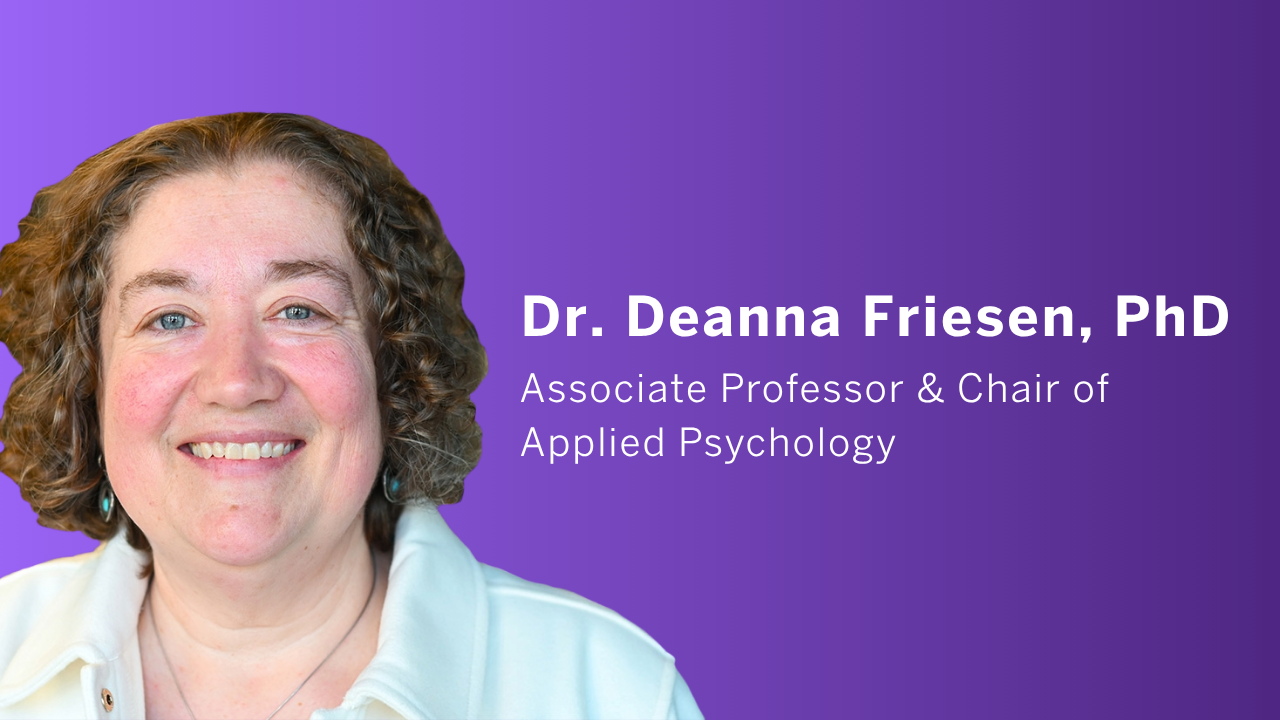 A photo of Education Associate Professor Deanna Friesen.