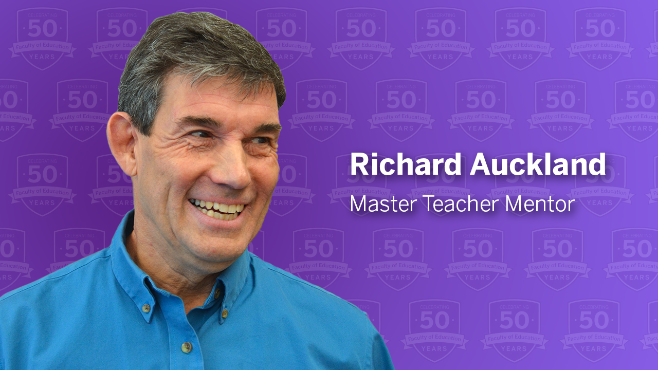 Richard Auckland, Master Teacher Mentor