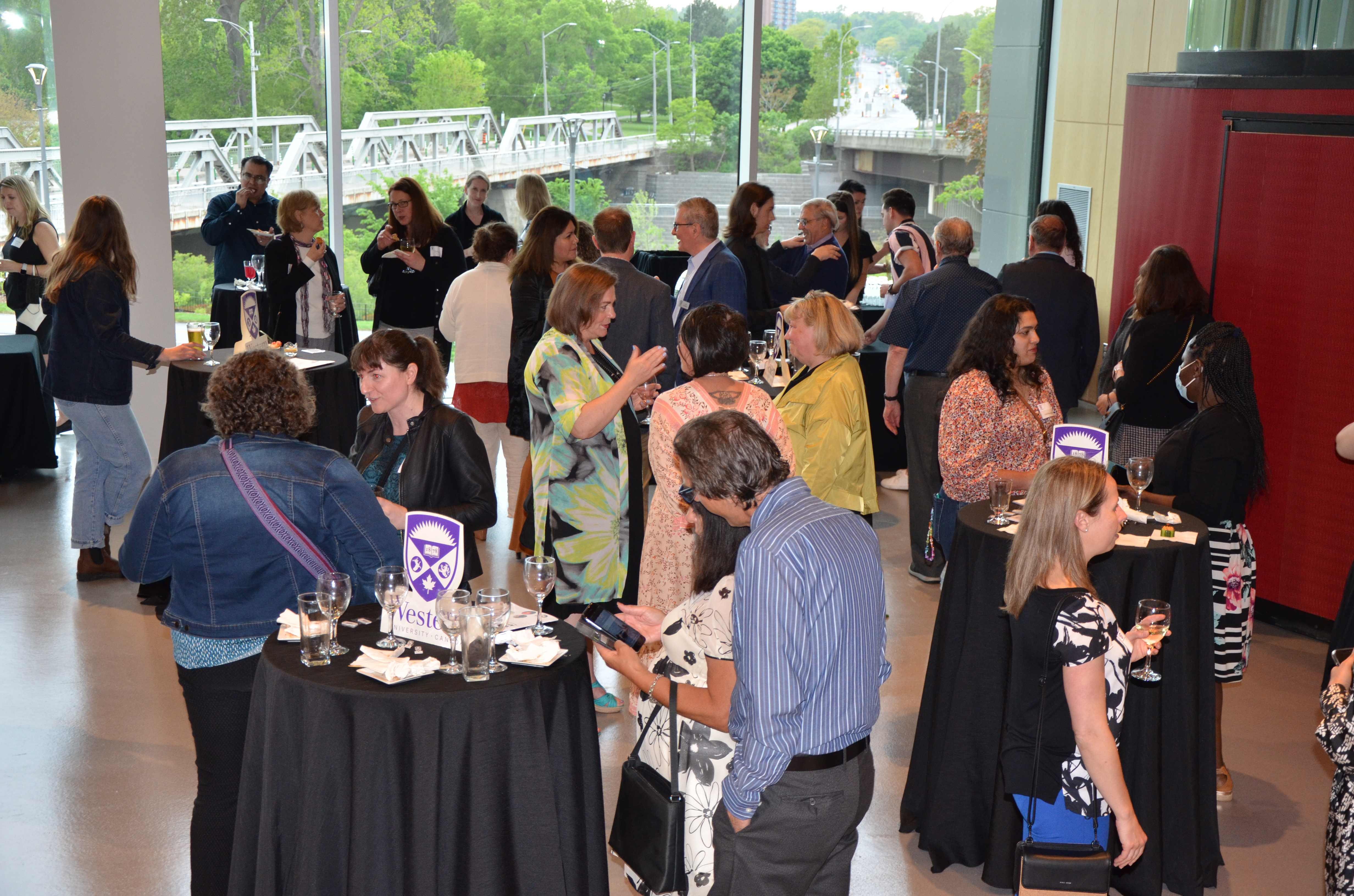 A photo of attendees celebrating during the annual Teacher Appreciation Event.