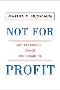 Book Cover - the words Not for Profit in large blue letters